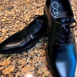 NEW Mens Calvin Klein Black Dress Shoes, size 10